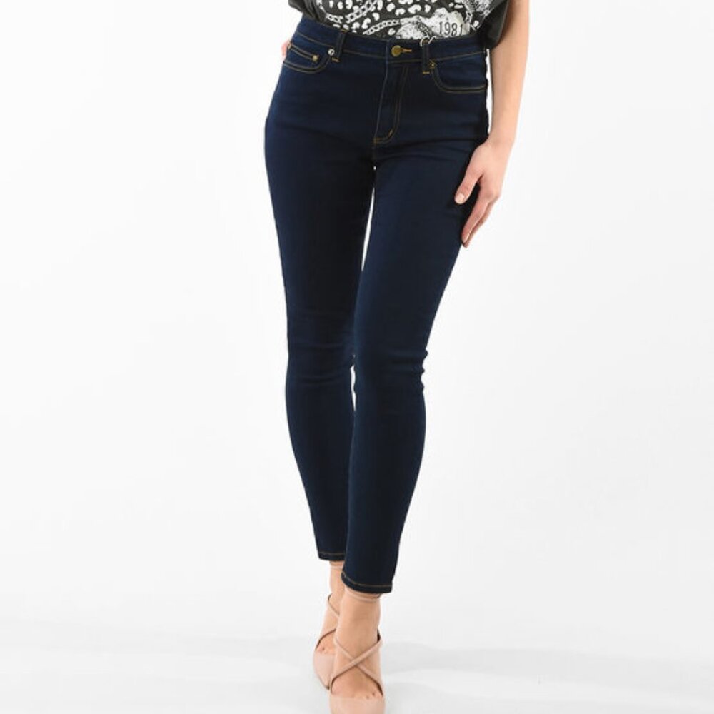 Michael Kors Dark Blue Skinny Jeans Pants Size 10